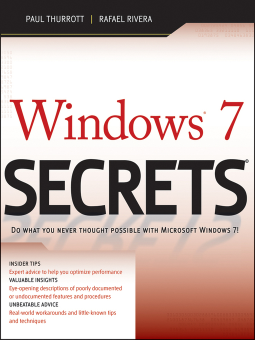 Title details for Windows 7 Secrets by Paul Thurrott - Available